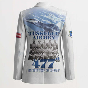Tuskegee Airmen 477th Fighter Group Blazer Blue Sky Heritage