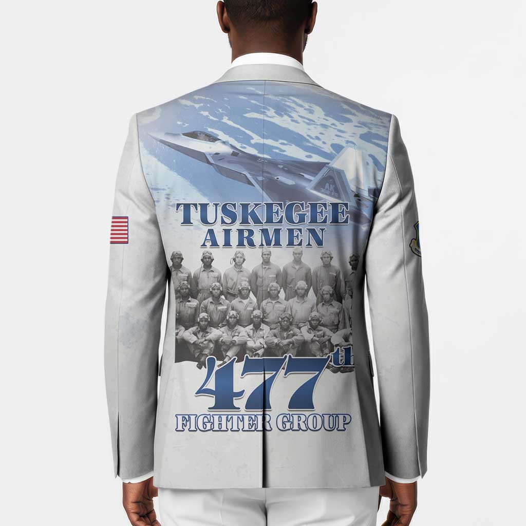 Tuskegee Airmen 477th Fighter Group Blazer Blue Sky Heritage