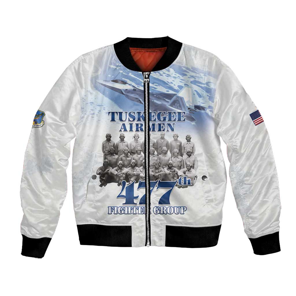 Tuskegee Airmen WWII Heroes Bomber Jacket 477th Fighter Group - African Pride