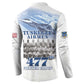 Tuskegee Airmen 477th Fighter Group Button Sweatshirt Blue Sky Heritage