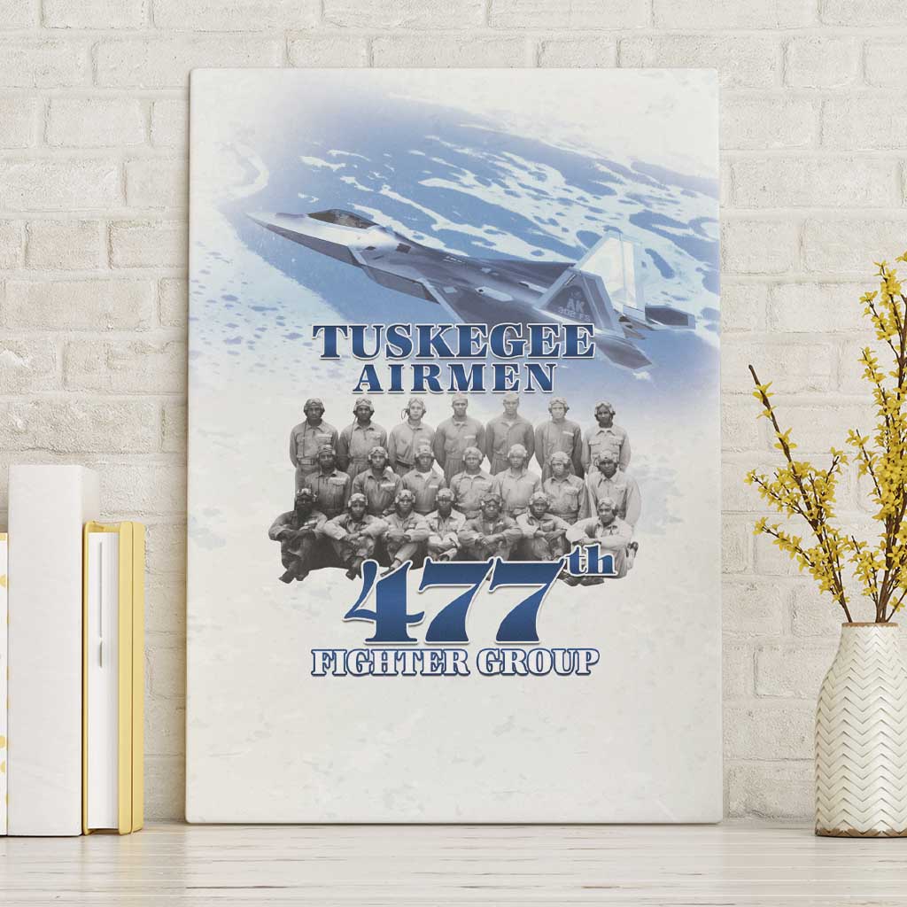 Tuskegee Airmen WWII Heroes Canvas Wall Art 477th Fighter Group - African Pride