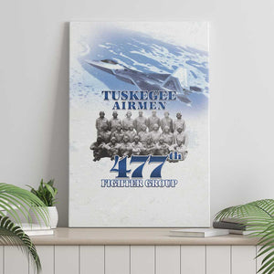 Tuskegee Airmen WWII Heroes Canvas Wall Art 477th Fighter Group - African Pride