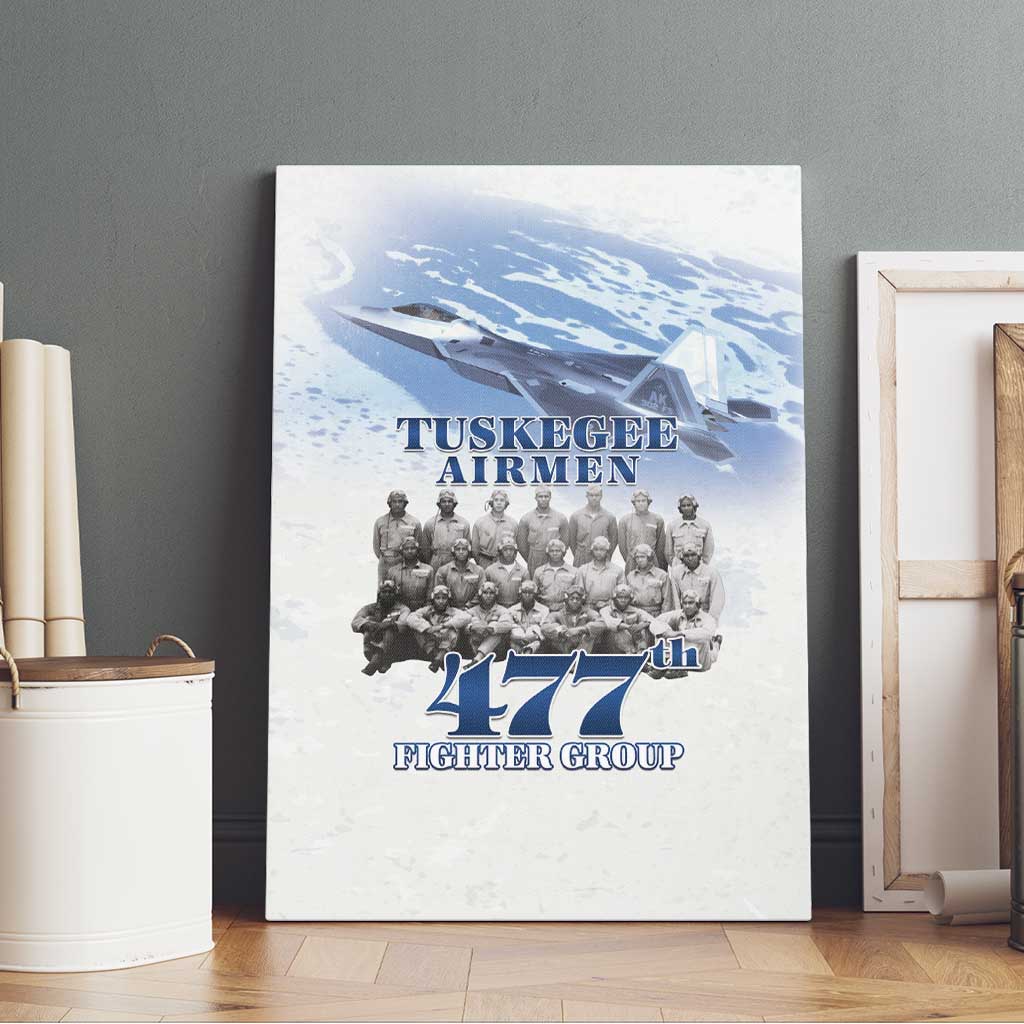 Tuskegee Airmen WWII Heroes Canvas Wall Art 477th Fighter Group - African Pride