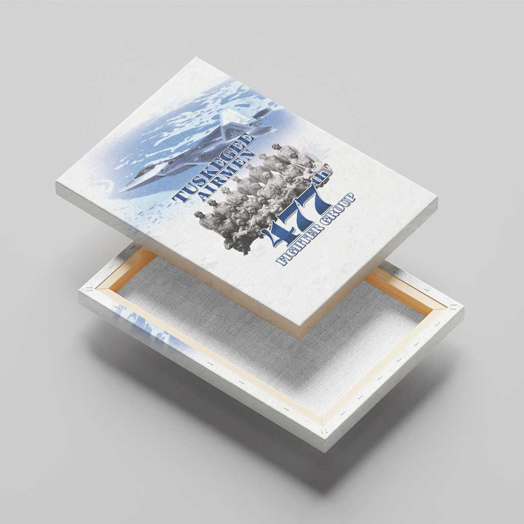 Tuskegee Airmen WWII Heroes Canvas Wall Art 477th Fighter Group - African Pride