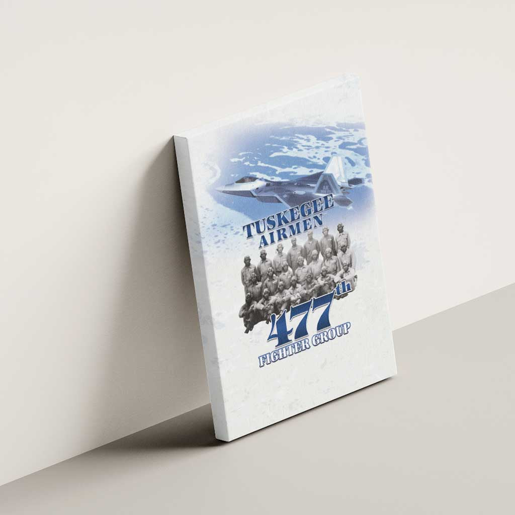 Tuskegee Airmen WWII Heroes Canvas Wall Art 477th Fighter Group - African Pride