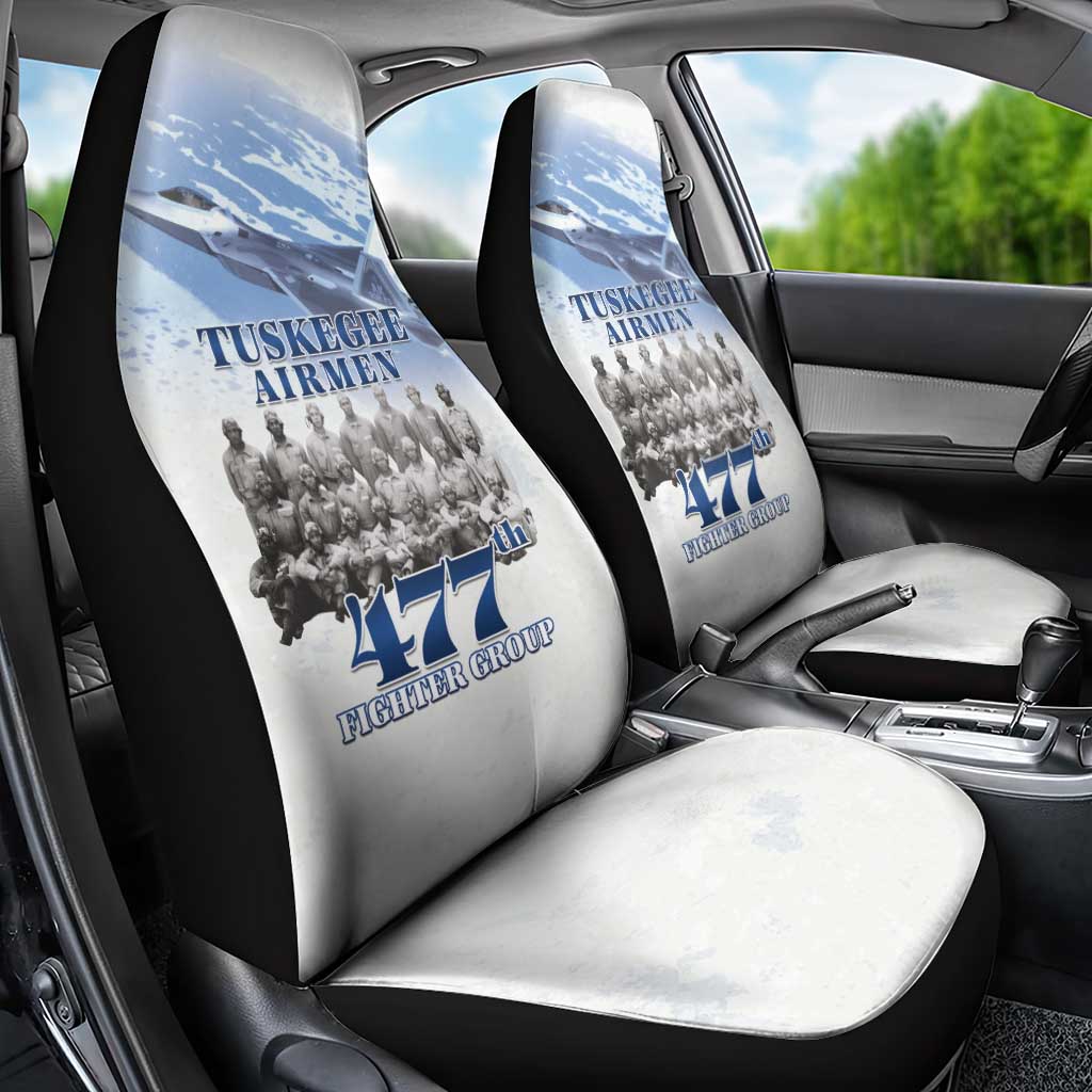 Tuskegee Airmen WWII Heroes Car Seat Cover 477th Fighter Group - African Pride