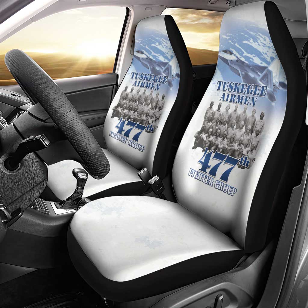 Tuskegee Airmen WWII Heroes Car Seat Cover 477th Fighter Group - African Pride