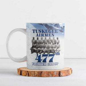 Tuskegee Airmen 477th Fighter Group Ceramic Mug Blue Sky Heritage