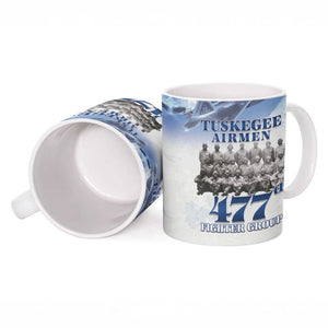 Tuskegee Airmen 477th Fighter Group Ceramic Mug Blue Sky Heritage