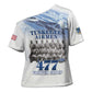 Tuskegee Airmen 477th Fighter Group Cross Shoulder Shirt Blue Sky Heritage