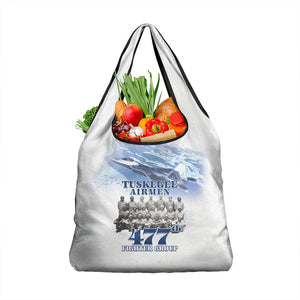 Tuskegee Airmen WWII Heroes Grocery Bag 477th Fighter Group - African Pride
