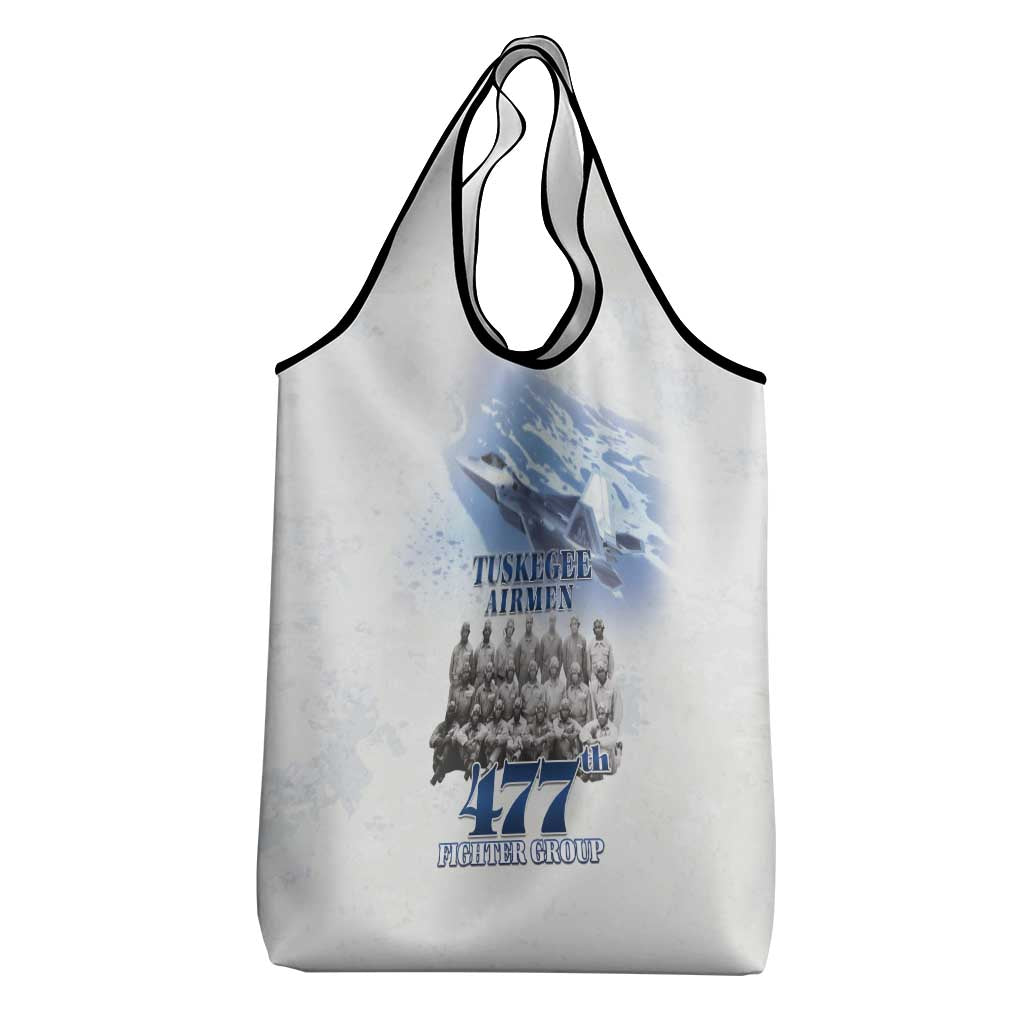 Tuskegee Airmen WWII Heroes Grocery Bag 477th Fighter Group - African Pride
