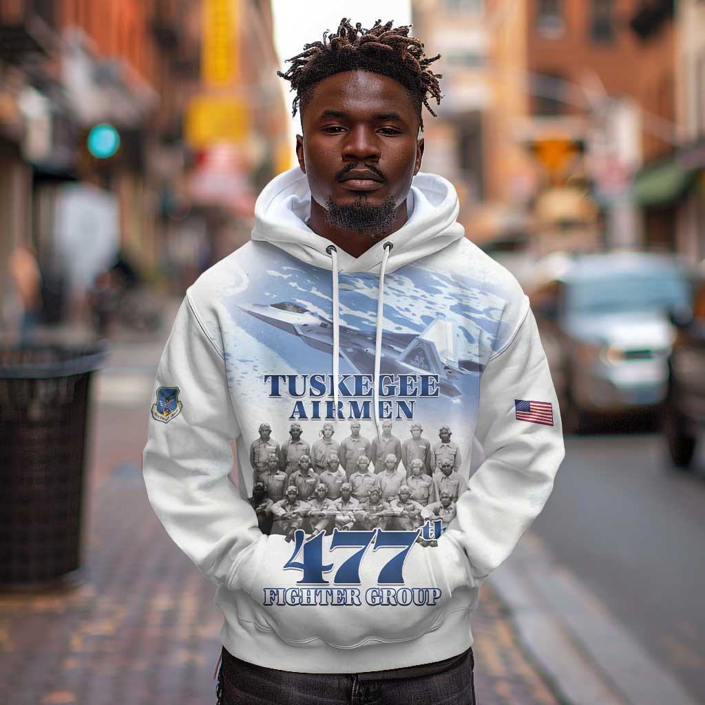 Tuskegee Airmen WWII Heroes Hoodie 477th Fighter Group - African Pride