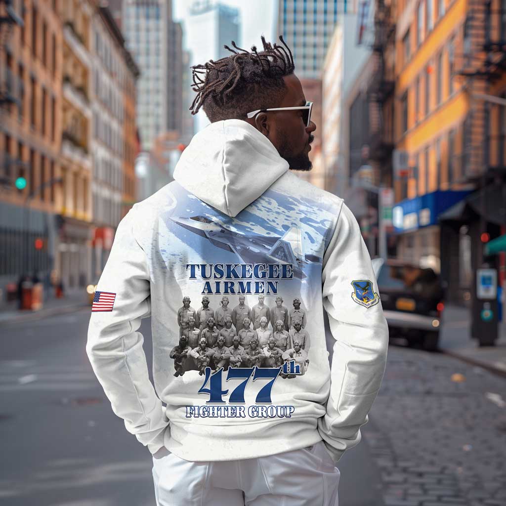 Tuskegee Airmen WWII Heroes Hoodie 477th Fighter Group - African Pride