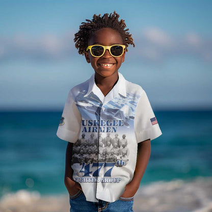 Tuskegee Airmen WWII Heroes Kid Hawaiian Shirt 477th Fighter Group - African Pride