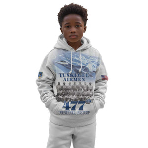 Tuskegee Airmen WWII Heroes Kid Hoodie 477th Fighter Group - African Pride