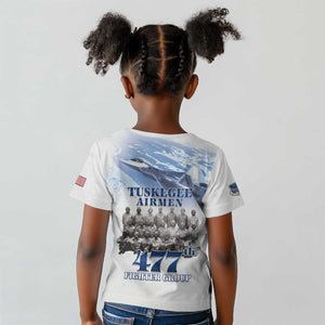 Tuskegee Airmen WWII Heroes Kid T shirt 477th Fighter Group - African Pride