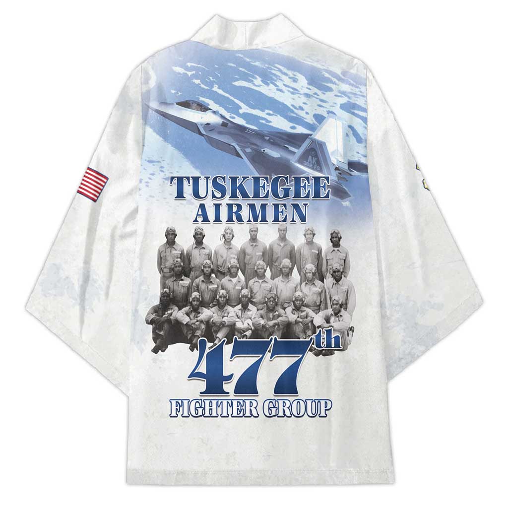 Tuskegee Airmen 477th Fighter Group Kimono Blue Sky Heritage