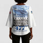 Tuskegee Airmen 477th Fighter Group Kimono Sleeve Blouse Blue Sky Heritage