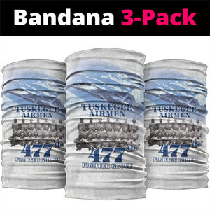 Tuskegee Airmen WWII Heroes Neck Gaiter 477th Fighter Group - African Pride