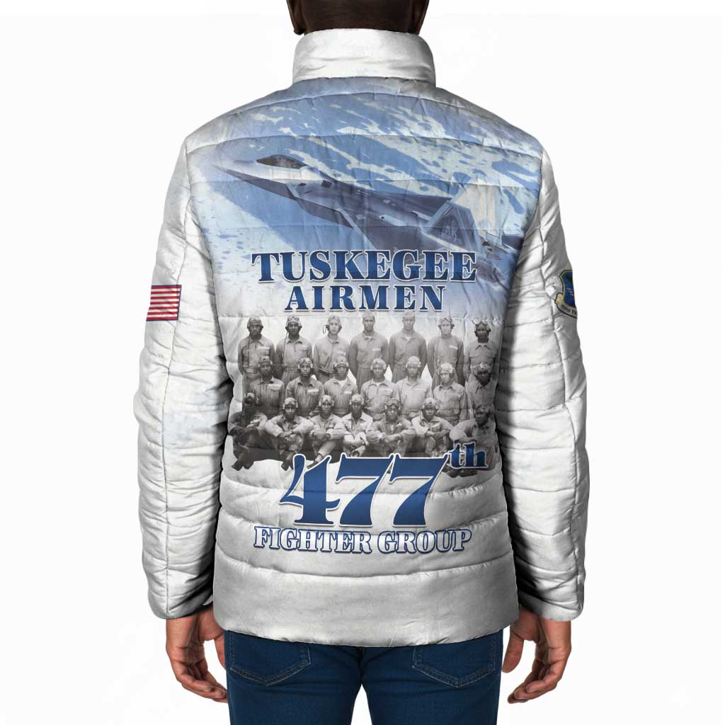 Tuskegee Airmen 477th Fighter Group Padded Jacket Blue Sky Heritage