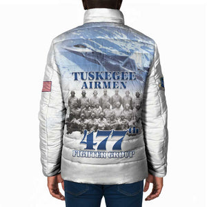 Tuskegee Airmen 477th Fighter Group Padded Jacket Blue Sky Heritage