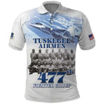 Tuskegee Airmen WWII Heroes Polo Shirt 477th Fighter Group - African Pride