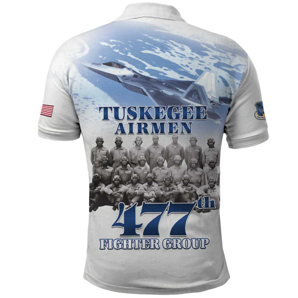 Tuskegee Airmen WWII Heroes Polo Shirt 477th Fighter Group - African Pride