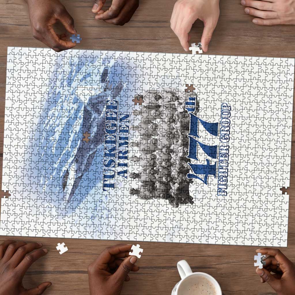 Tuskegee Airmen 477th Fighter Group Puzzle Blue Sky Heritage