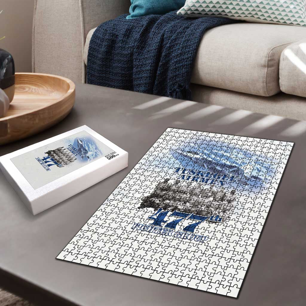 Tuskegee Airmen 477th Fighter Group Puzzle Blue Sky Heritage