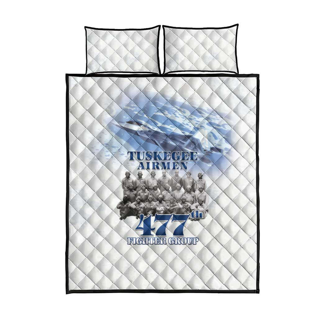 Tuskegee Airmen WWII Heroes Quilt Bed Set 477th Fighter Group - African Pride