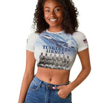 Tuskegee Airmen WWII Heroes Raglan Cropped T shirt 477th Fighter Group - African Pride