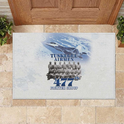 Tuskegee Airmen WWII Heroes Rubber Doormat 477th Fighter Group - African Pride