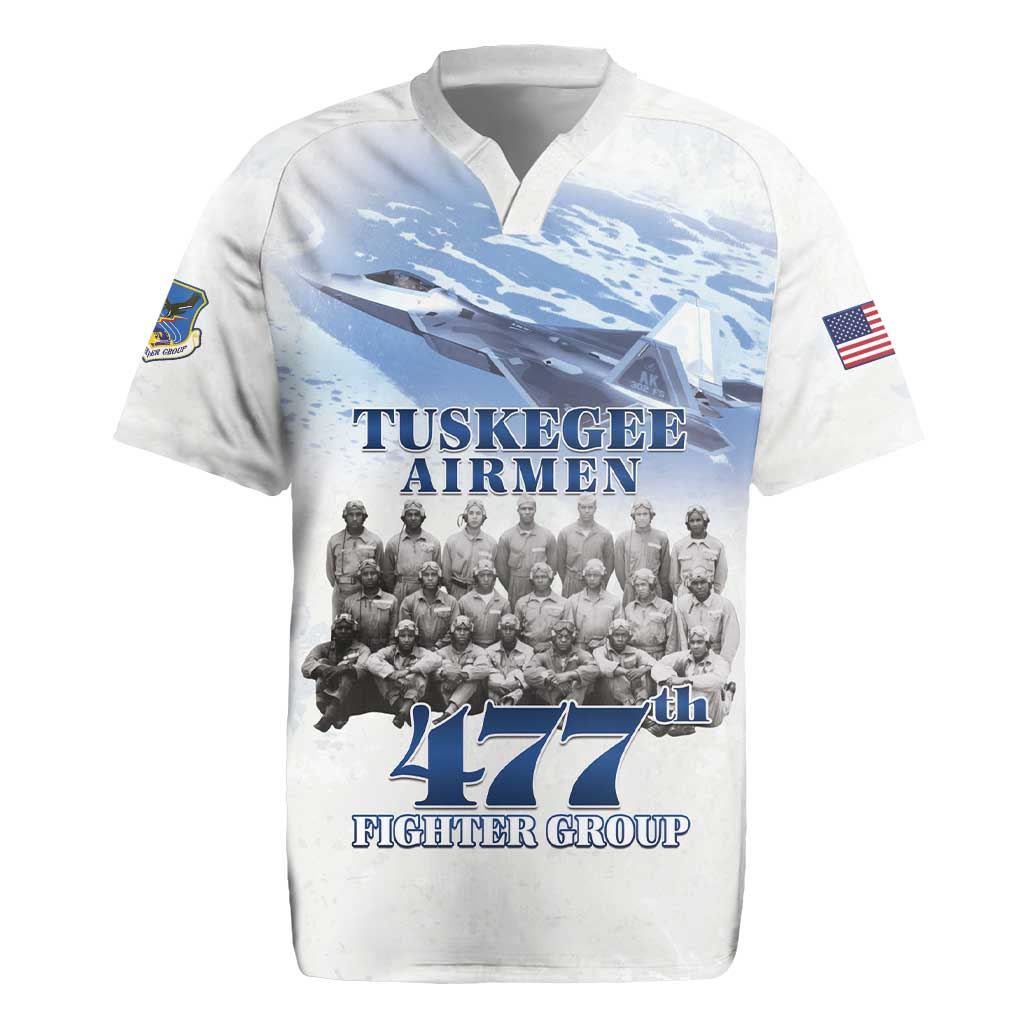 Tuskegee Airmen WWII Heroes Rugby Jersey 477th Fighter Group - African Pride
