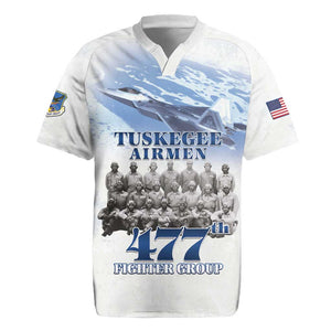 Tuskegee Airmen WWII Heroes Rugby Jersey 477th Fighter Group - African Pride