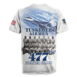Tuskegee Airmen WWII Heroes Rugby Jersey 477th Fighter Group - African Pride