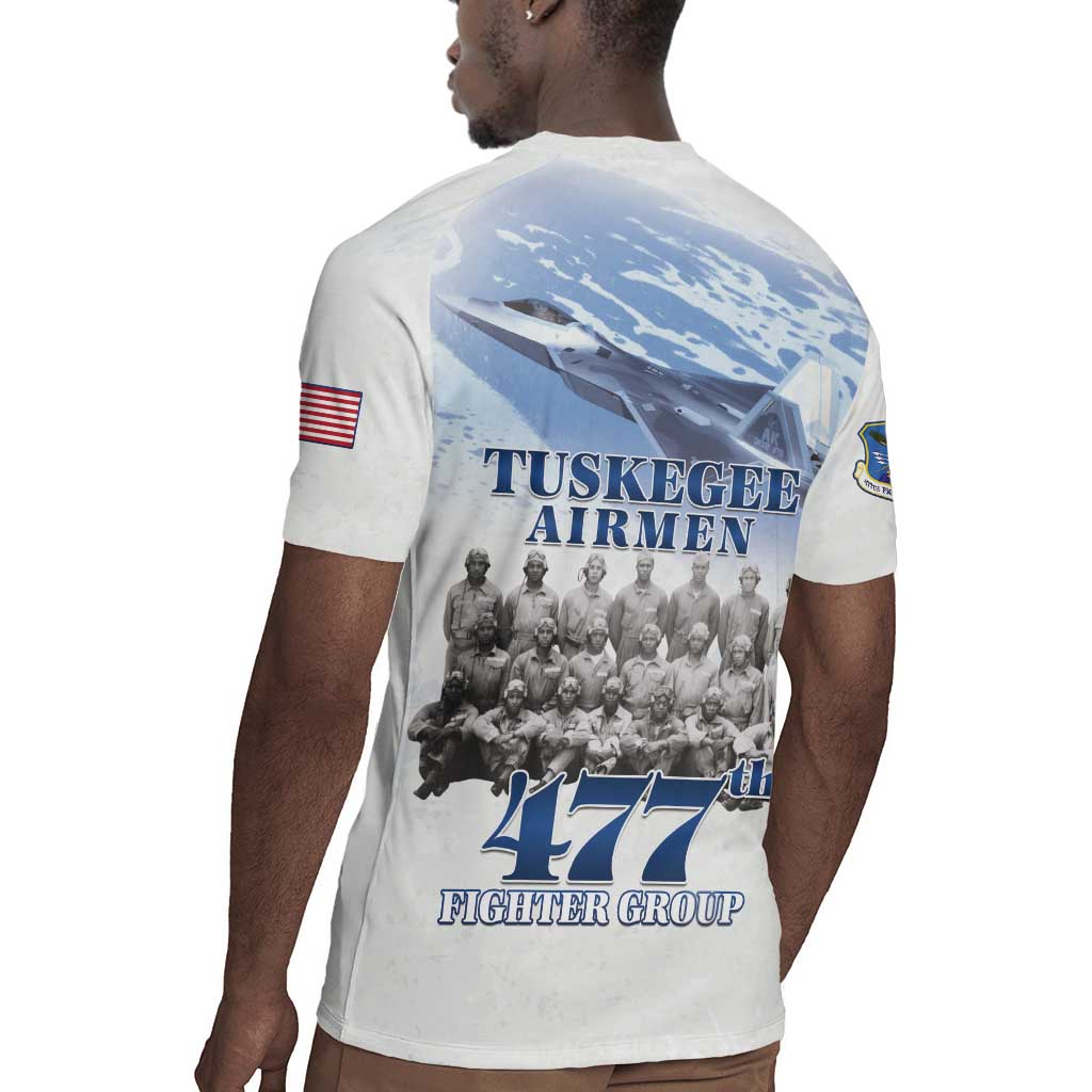 Tuskegee Airmen WWII Heroes Rugby Jersey 477th Fighter Group - African Pride