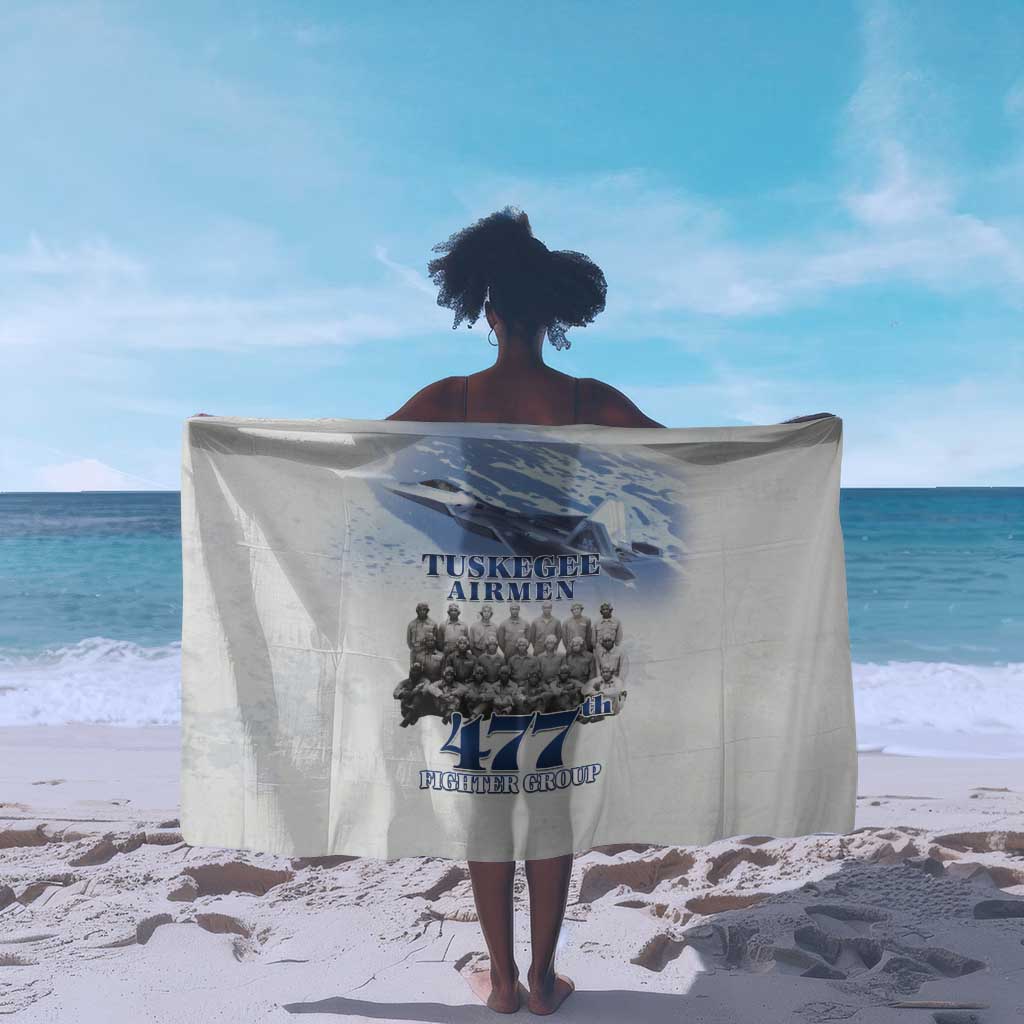 Tuskegee Airmen WWII Heroes Sarong 477th Fighter Group - African Pride