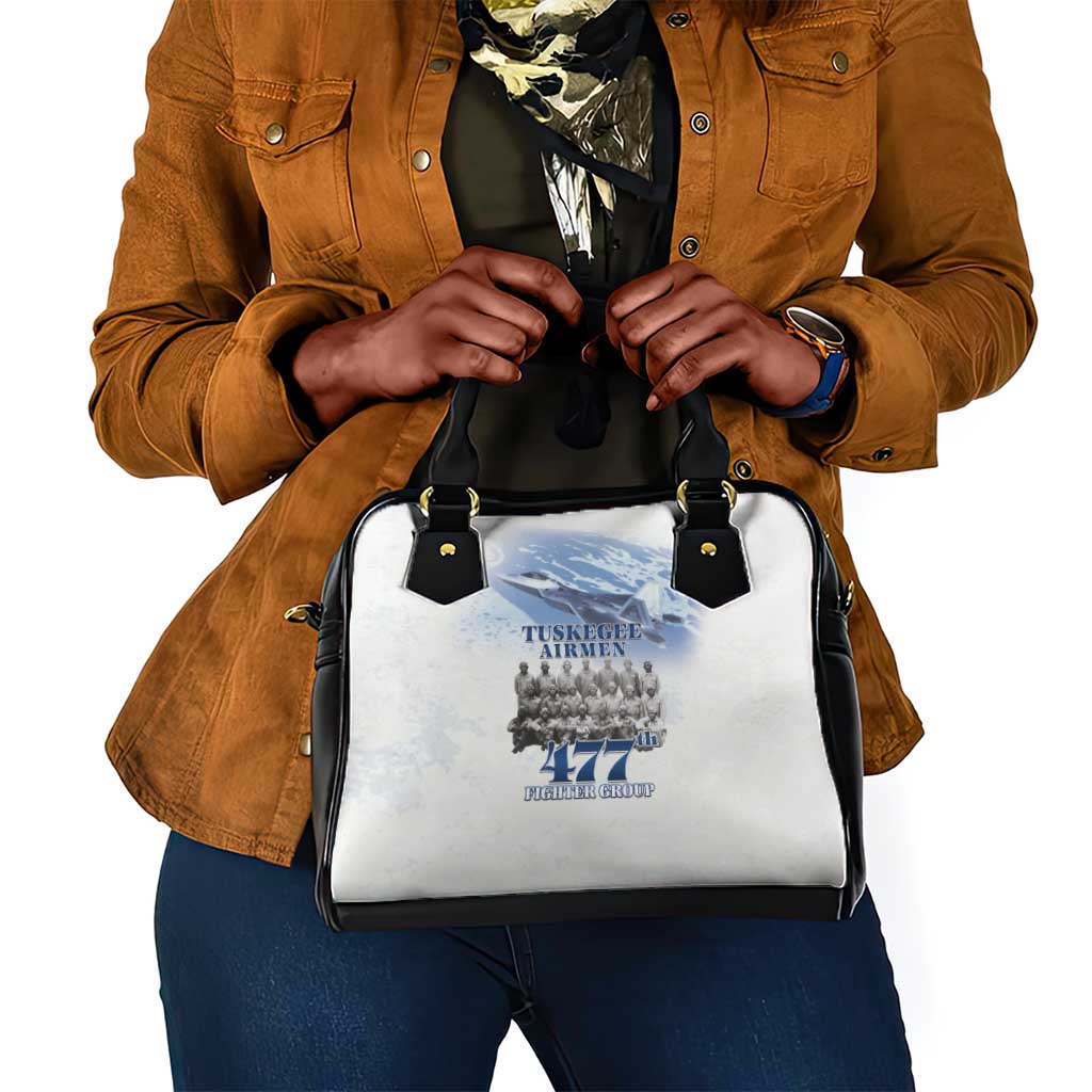 Tuskegee Airmen WWII Heroes Shoulder Handbag 477th Fighter Group - African Pride