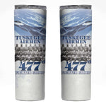 Tuskegee Airmen WWII Heroes Skinny Tumbler 477th Fighter Group - African Pride