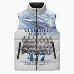 Tuskegee Airmen 477th Fighter Group Sleeveless Puffer Jacket Blue Sky Heritage