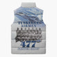 Tuskegee Airmen 477th Fighter Group Sleeveless Puffer Jacket Blue Sky Heritage