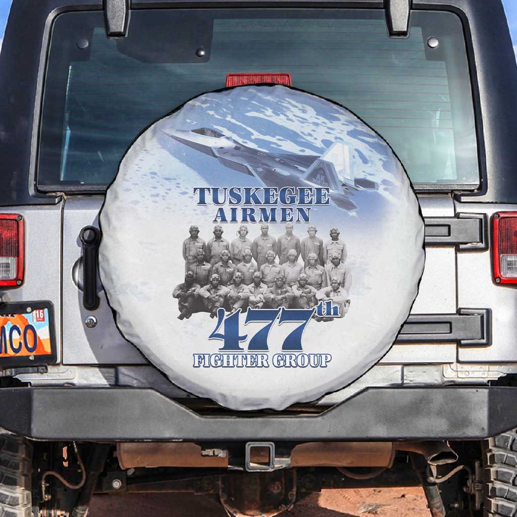 Tuskegee Airmen WWII Heroes Spare Tire Cover 477th Fighter Group - African Pride