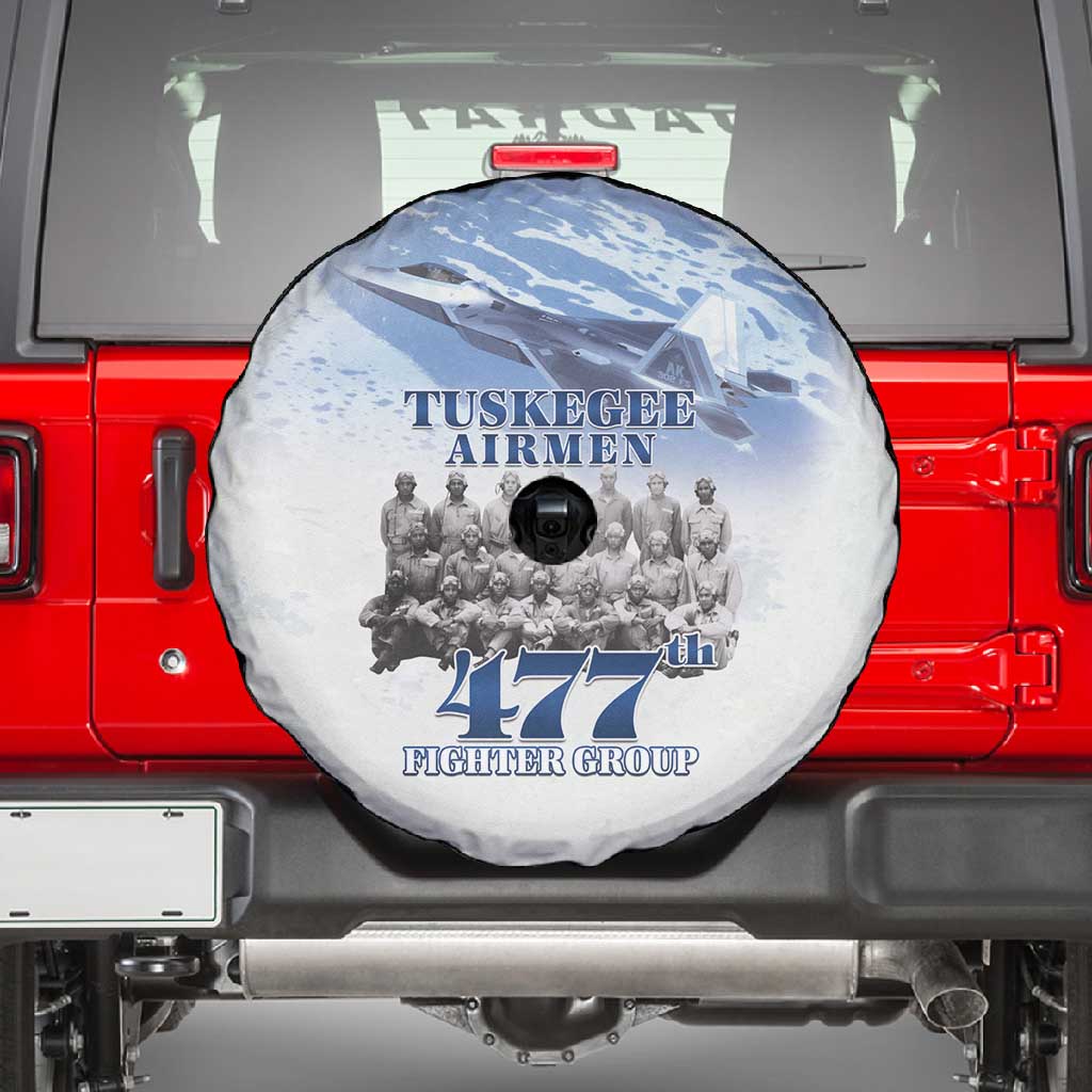 Tuskegee Airmen WWII Heroes Spare Tire Cover 477th Fighter Group - African Pride
