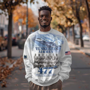 Tuskegee Airmen WWII Heroes Sweatshirt 477th Fighter Group - African Pride