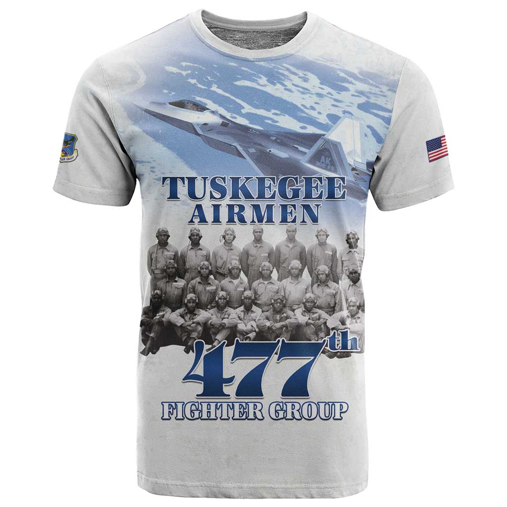 Tuskegee Airmen WWII Heroes T shirt 477th Fighter Group - African Pride