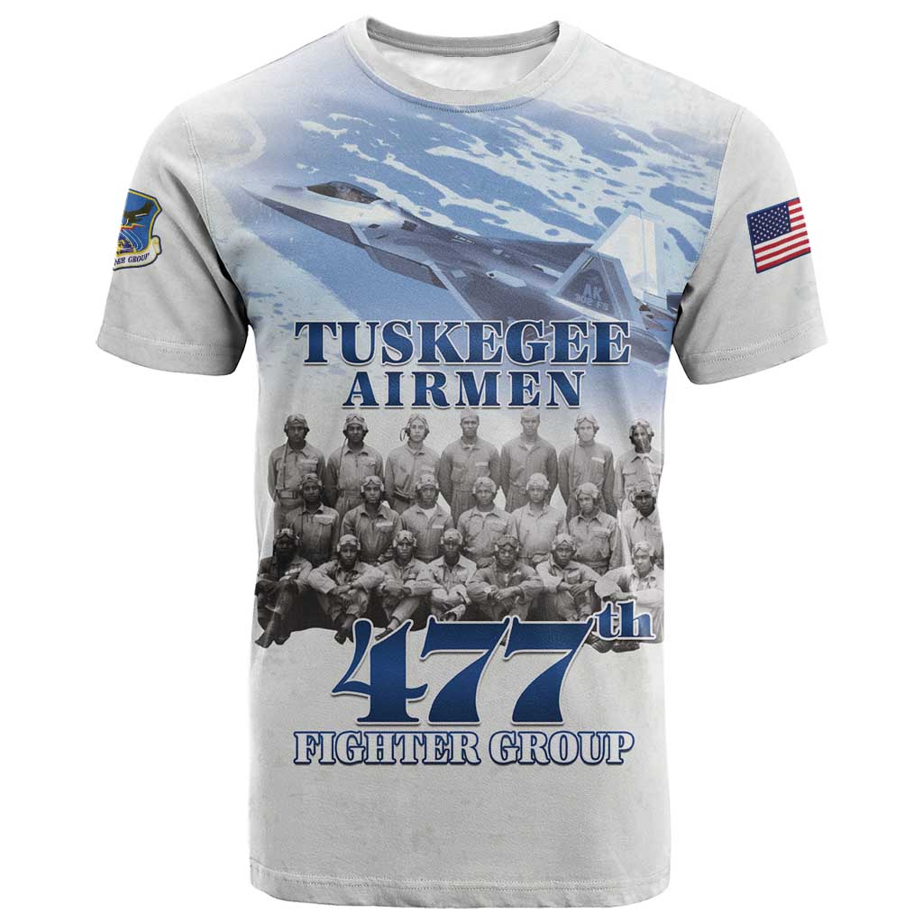 Tuskegee Airmen WWII Heroes T shirt 477th Fighter Group LT15
