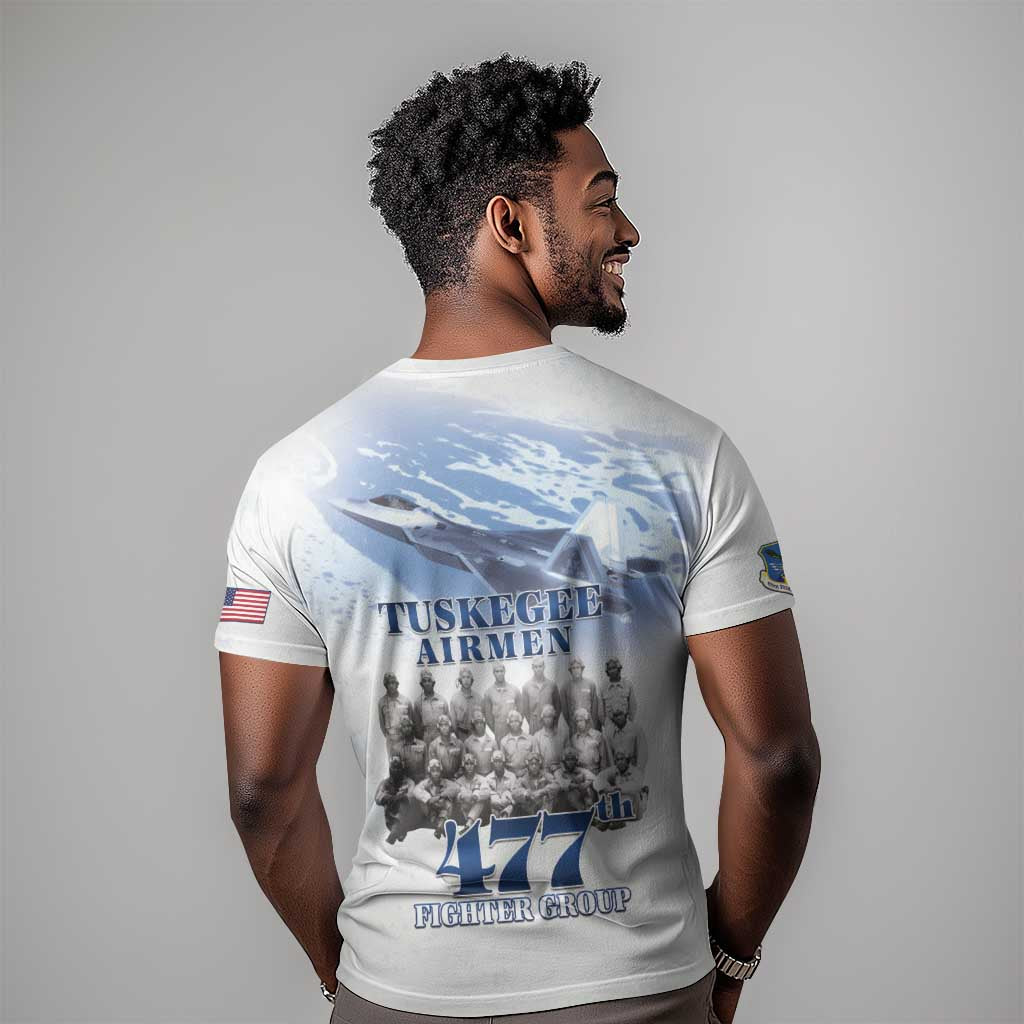 Tuskegee Airmen WWII Heroes T shirt 477th Fighter Group - African Pride