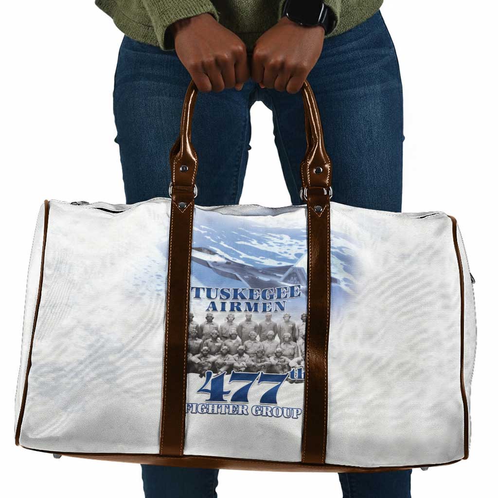 Tuskegee Airmen 477th Fighter Group Travel Bag Blue Sky Heritage
