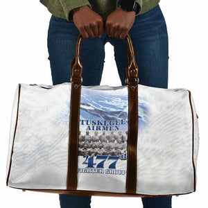 Tuskegee Airmen 477th Fighter Group Travel Bag Blue Sky Heritage